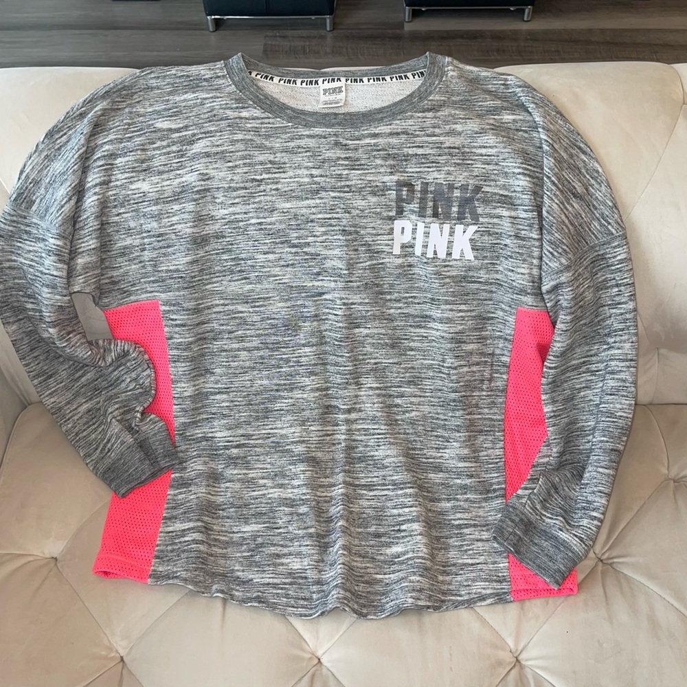 Victoria’s Secret PINK pull over sweater L